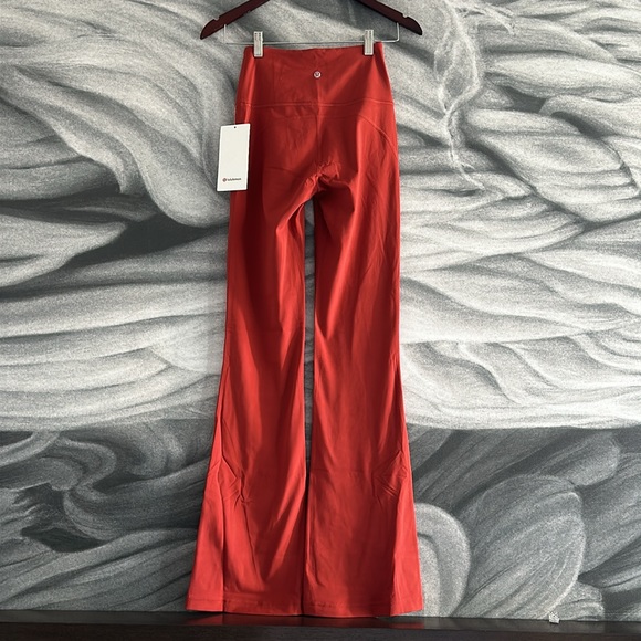 lululemon athletica Pants - Lululemon Groove Super-High-Rise Flared Pant Nulu size 4 NWT Cayenne
